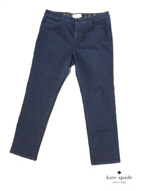 2/$29 Kate Spade Broome Street jeans 30 capri blue stretchy